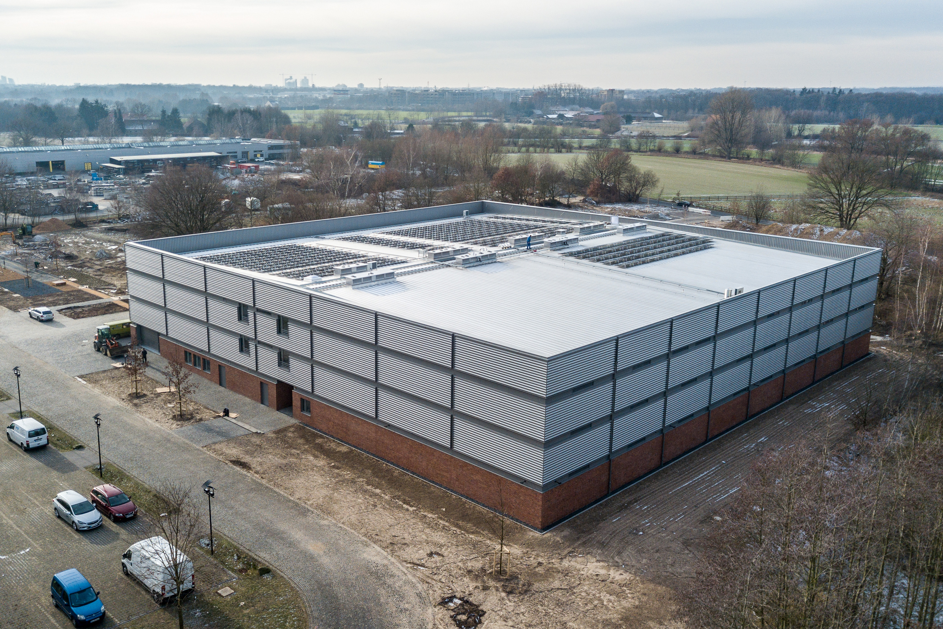 Zentraldepot aus der Luftperspektive Zentraldepot aus der Luftperspektive