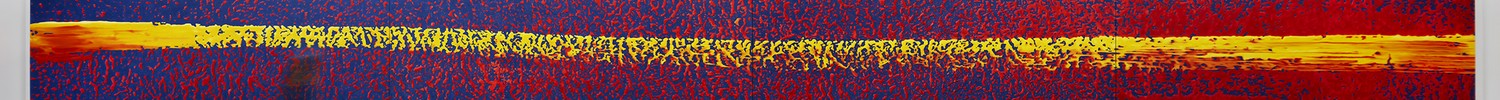 Das Bild Gerhard Richter „Strich (auf Blau)"