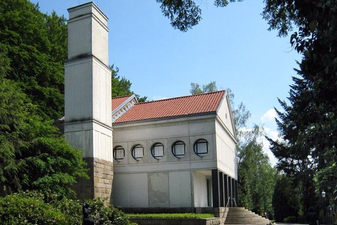 Das Bild zeigt das Krematorium in Hagen