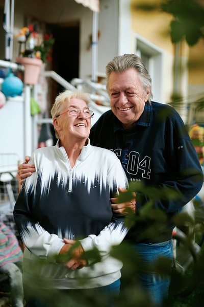 Foto von den Gasteltern Herbert und Ute Karg