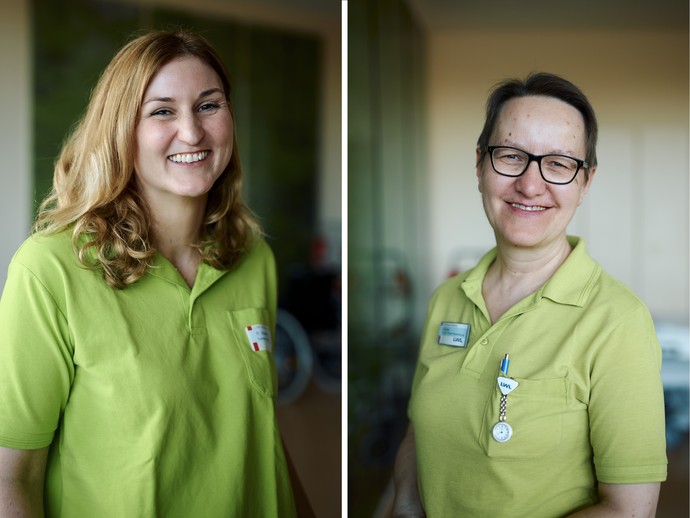 Portrait: Ramona Wedler (l.) und Elisabeth Schön (r.)