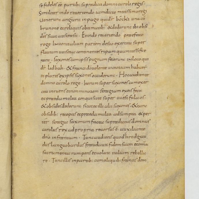 Reichsannalen: BNP, Ms. Lat. 10911, fol. 66r. (vergrößerte Bildansicht wird geöffnet)