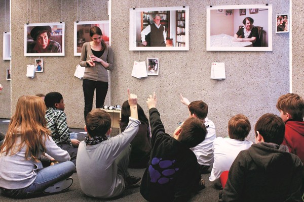 Workshop vom Verein Zweitzeugen an einer LWL-Förderschule; Foto: Zweitzeugen e.V.